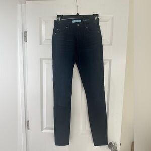 7 For All Mankind Deep Indigo Skinny Jeans